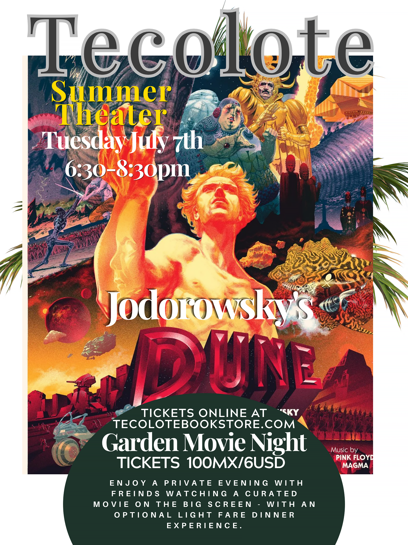 Summer Movie Night - July 7th, 2026 - Jodorowsky's Dune - Event Ticket