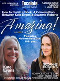 Author Event - November 10th 2026 - How to Finish a Book: A Conversation Between Kate Evans & Suzanne Roberts