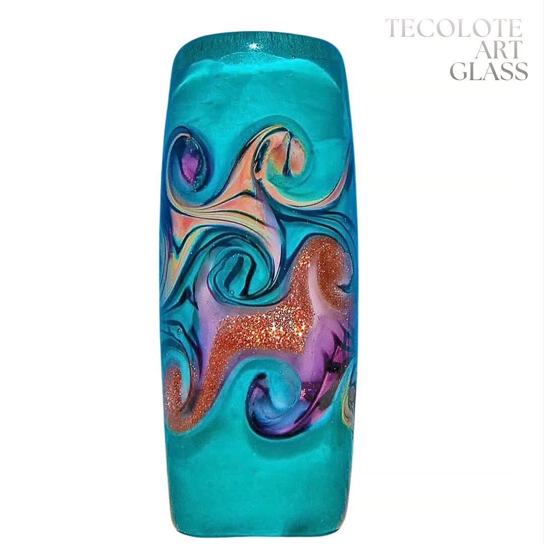 Vida Reef - Art Glass lampwork Focal Bead Set - BHB Large Hole