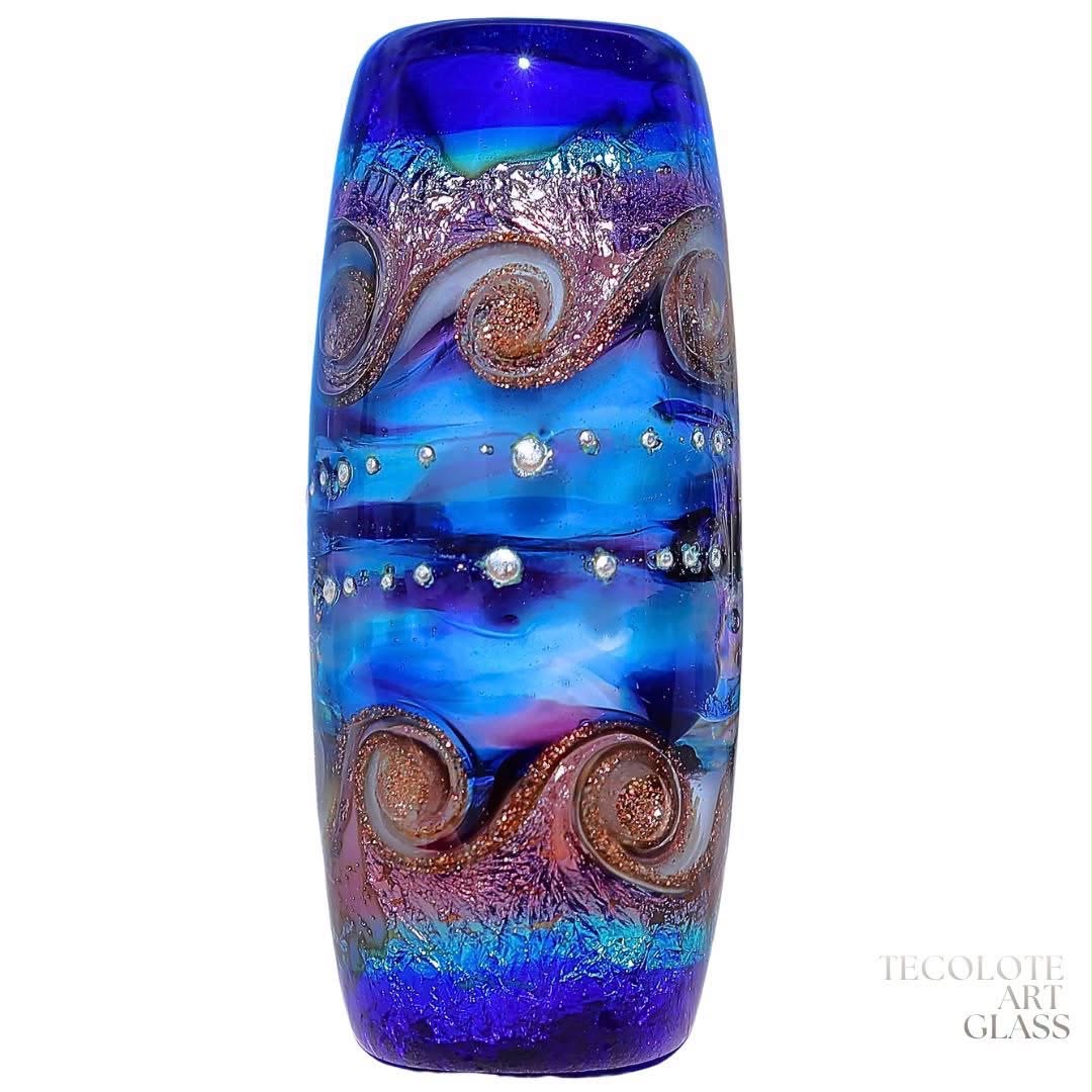 Orinoco - Art Glass lampwork Focal Bead Set - BHB Large Hole