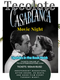 Movie Night  in the Book Nook - Sept 15th 2026 - Casablanca - Event Ticket