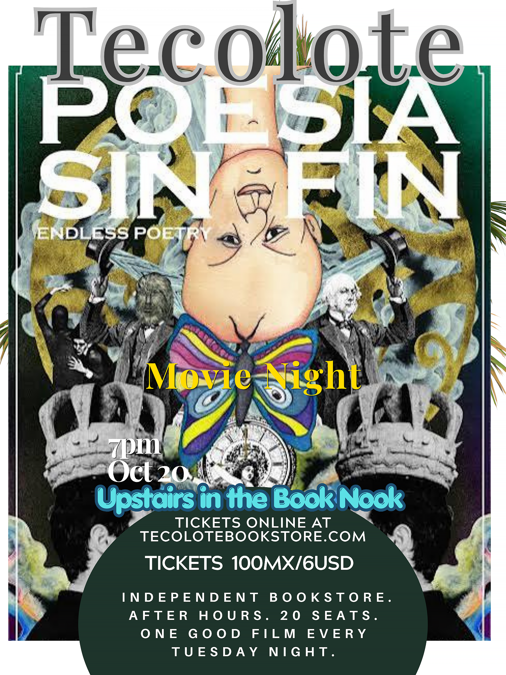 Movie Night  in the Book Nook - October 20th 2026 - Endless Poetry - Event Ticket
