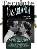 Garden Movie Night - Sept 15th 2026 - Casablanca - Event Ticket