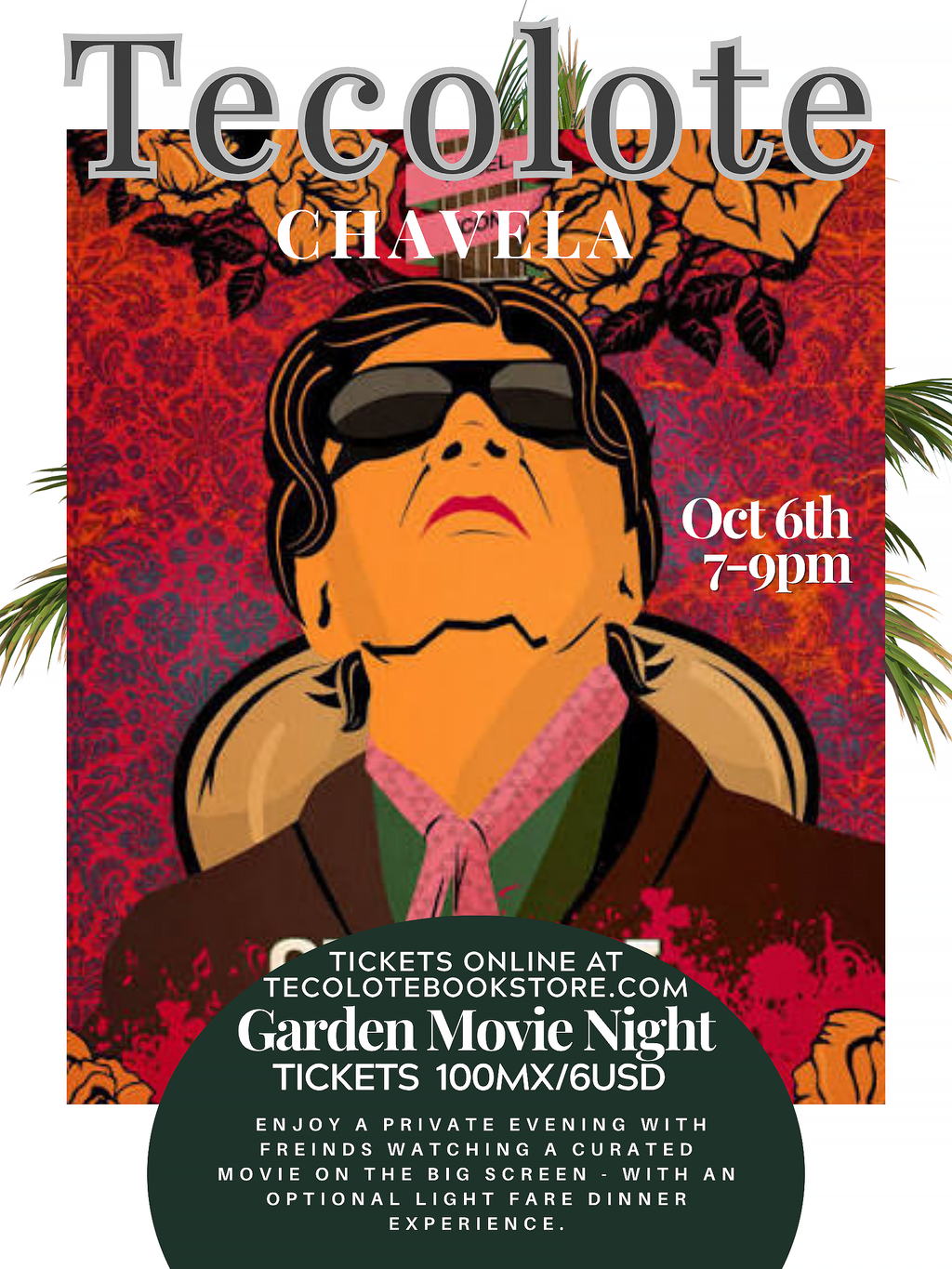 Garden Movie Night - Oct 6th 2026 - CHAVELA - Event Ticket