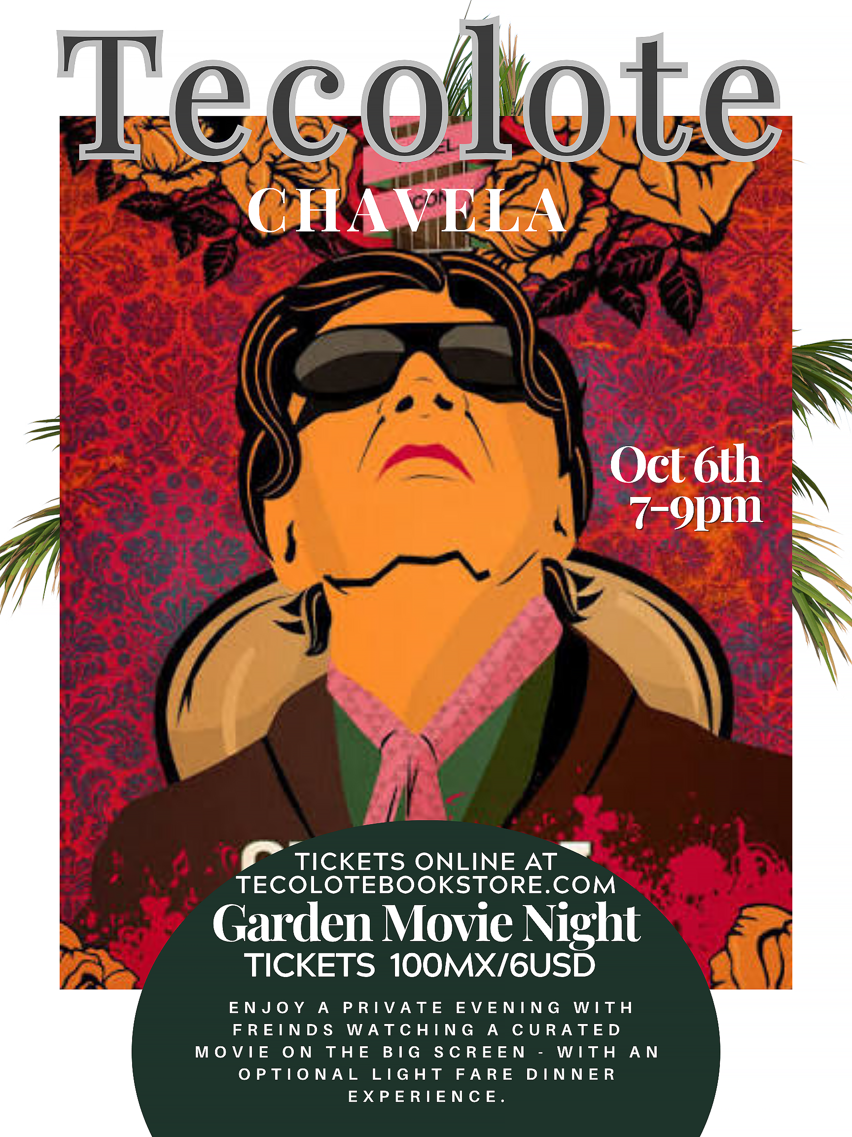 Garden Movie Night - Oct 6th 2026 - CHAVELA - Event Ticket