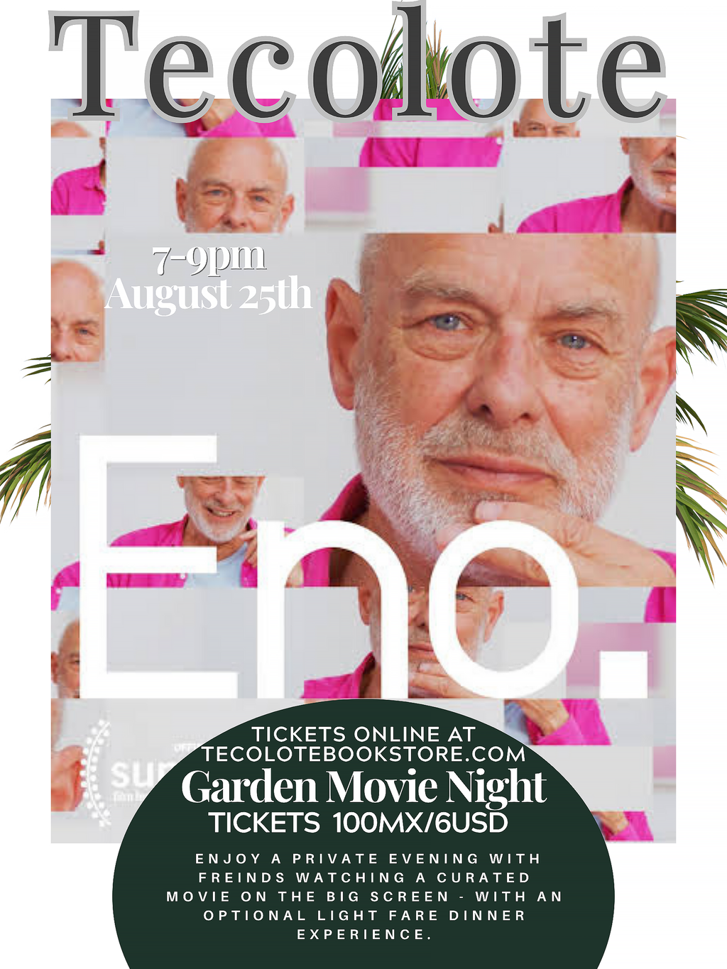 Garden Movie Night - August 25th 2026 - ENO - Event Ticket